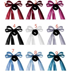 Modern Ballroom waltz tango dance streamers ribbons for women girls Waltz Streamer Blackpool Match Ribbon GB dance performance accessories bow wrist flying wristband